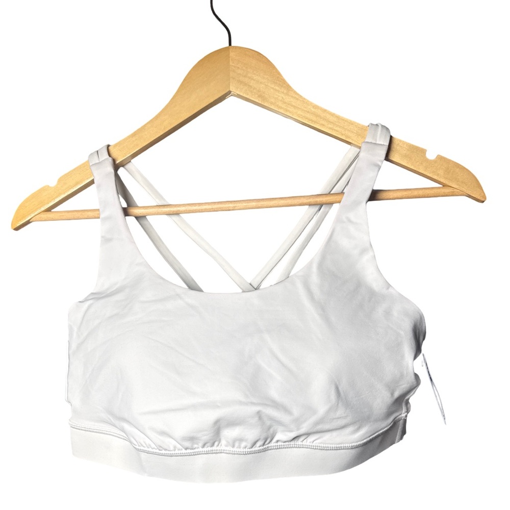 Lululemon Energy Bra, Size 10, White, NWT - Picture 4 of 7